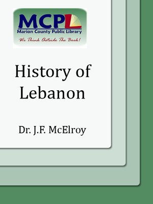 cover image of History of Lebanon
